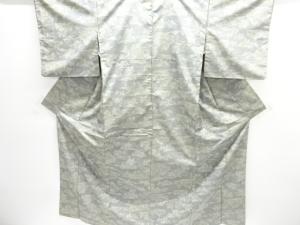 抽象樹木模様織り出し西陣お召着物